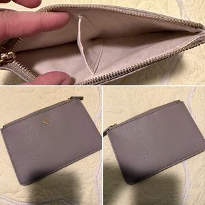 Kendra Scott Cream-Gray Clutch